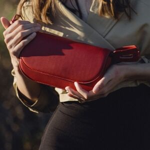 Melie Bianco | Inez Red Shoulder Handbag